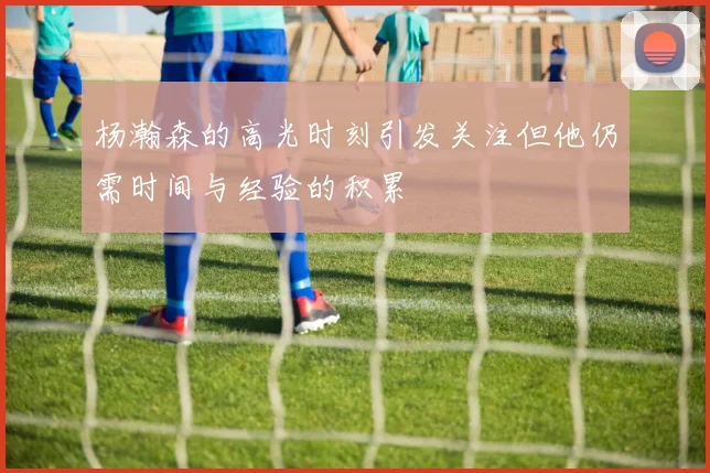 杨瀚森的高光时刻引发关注但他仍需时间与经验的积累